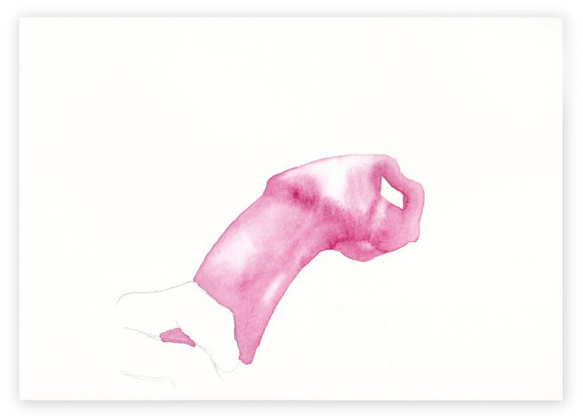 Ink & Wine & Watercolor on Paper