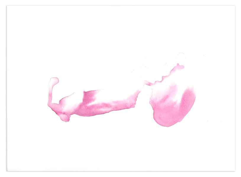 Ink & Wine & Watercolor on Paper