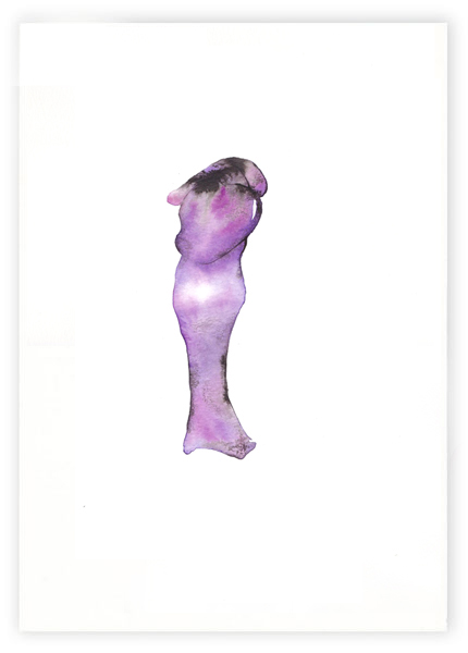 Ink & Wine & Watercolor on Paper