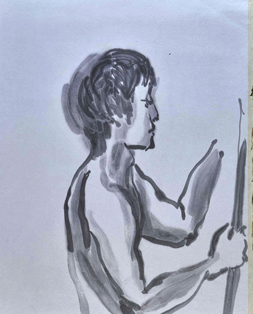 Ink on paper