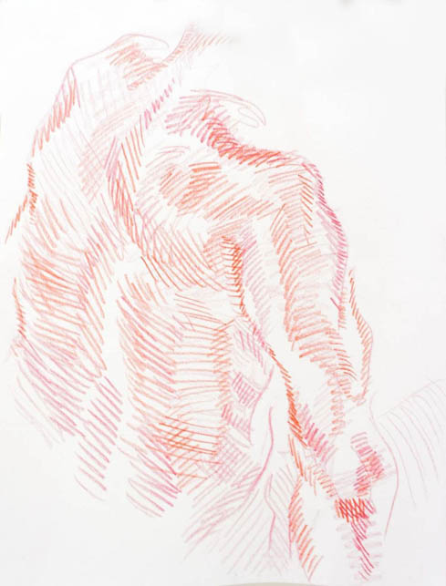 Colour pencil on paper