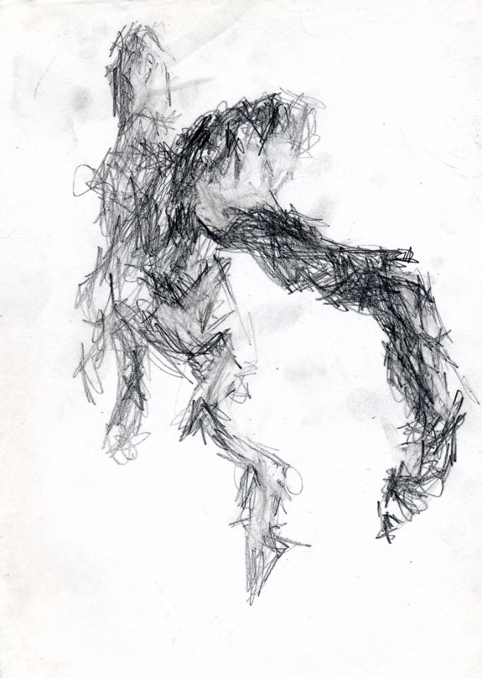 pencil on paper