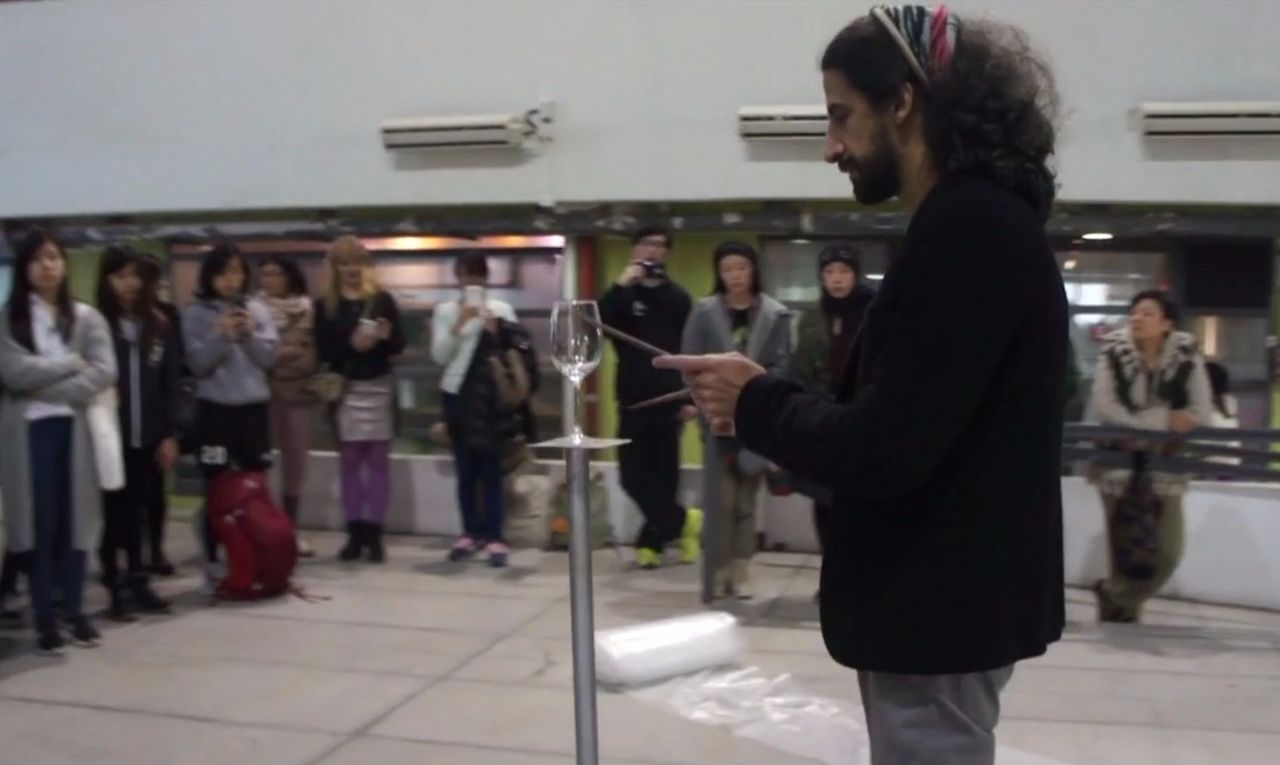 performance, February 4, 2016. INTERNATIONAL FESTIVAL OF CROSSING MEDIA, Hong Kong