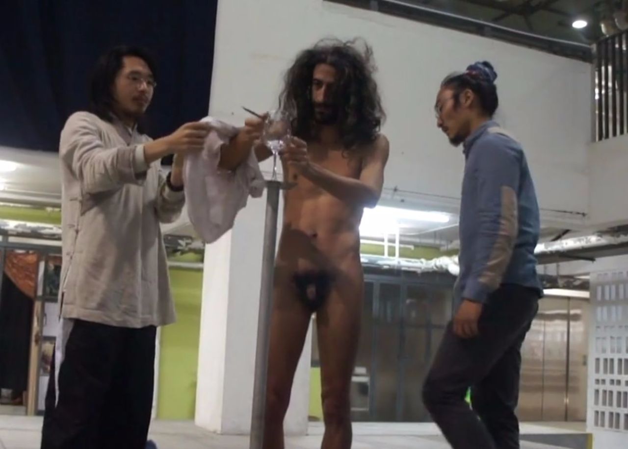 performance, February 4, 2016. INTERNATIONAL FESTIVAL OF CROSSING MEDIA, Hong Kong