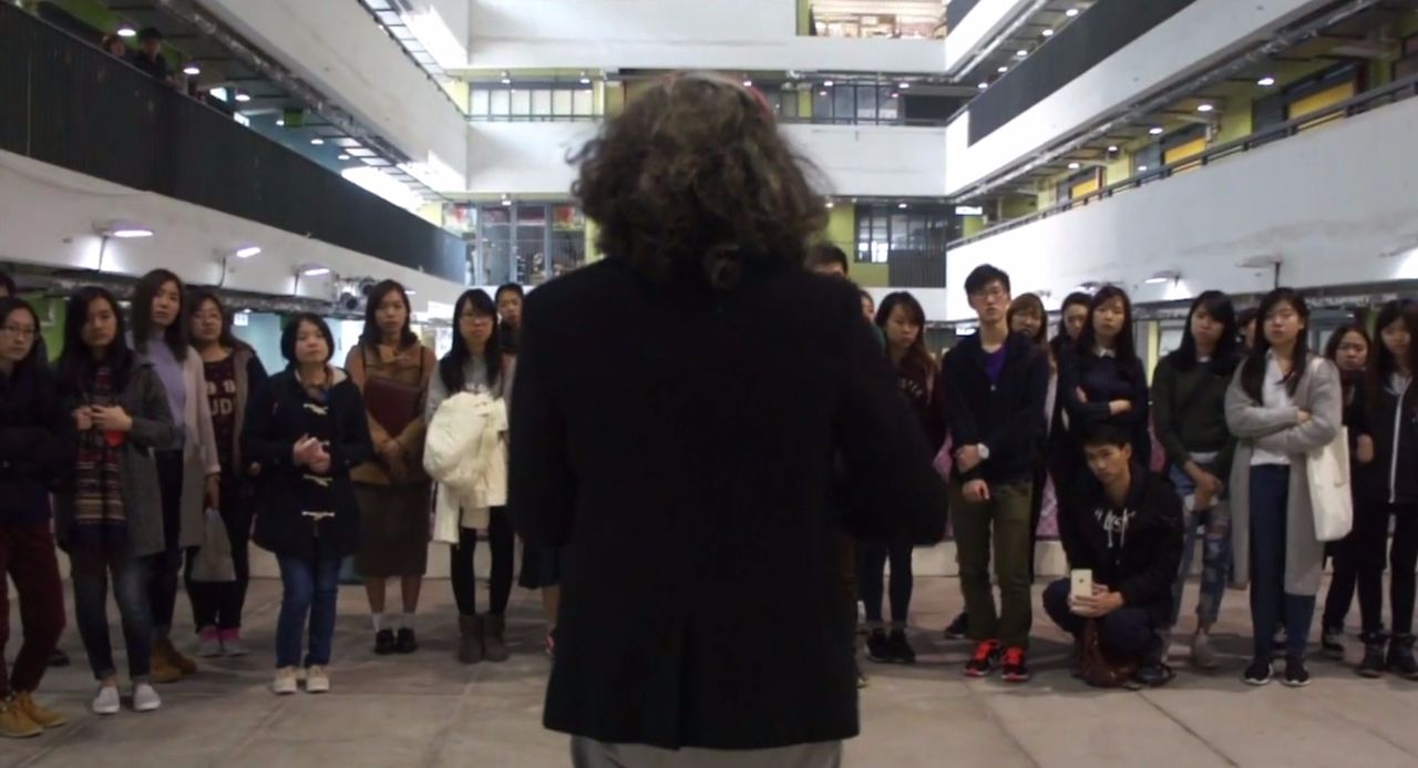 performance, February 4, 2016. INTERNATIONAL FESTIVAL OF CROSSING MEDIA, Hong Kong