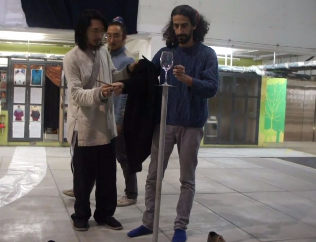 performance, February 4, 2016. INTERNATIONAL FESTIVAL OF CROSSING MEDIA, Hong Kong