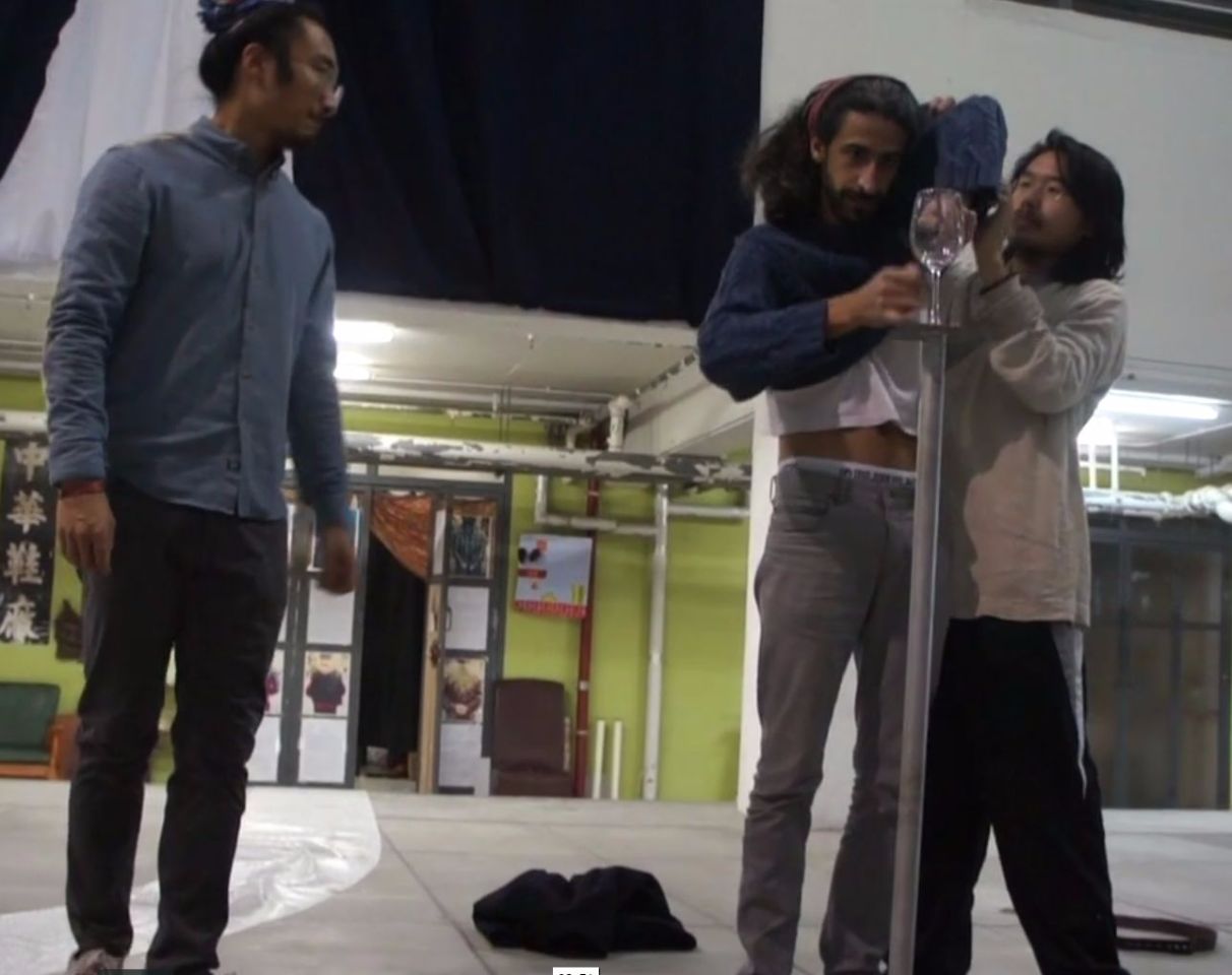 performance, February 4, 2016. INTERNATIONAL FESTIVAL OF CROSSING MEDIA, Hong Kong