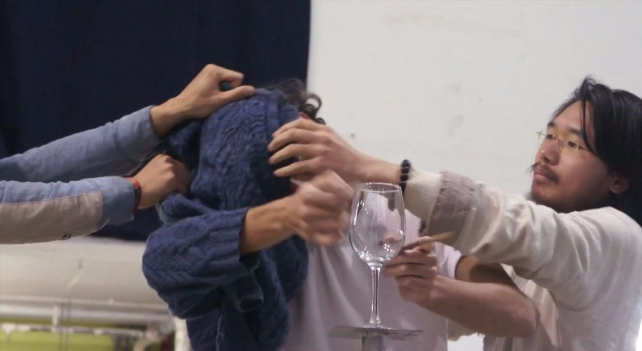 performance, February 4, 2016. INTERNATIONAL FESTIVAL OF CROSSING MEDIA, Hong Kong